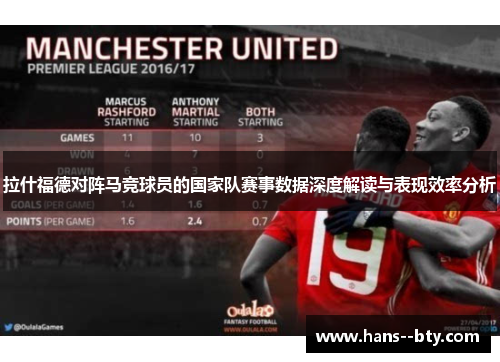 拉什福德对阵马竞球员的国家队赛事数据深度解读与表现效率分析